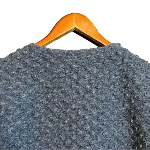 J.Jill blue v-neck wool blend sweater. Size Medium - Picture 3 of 10